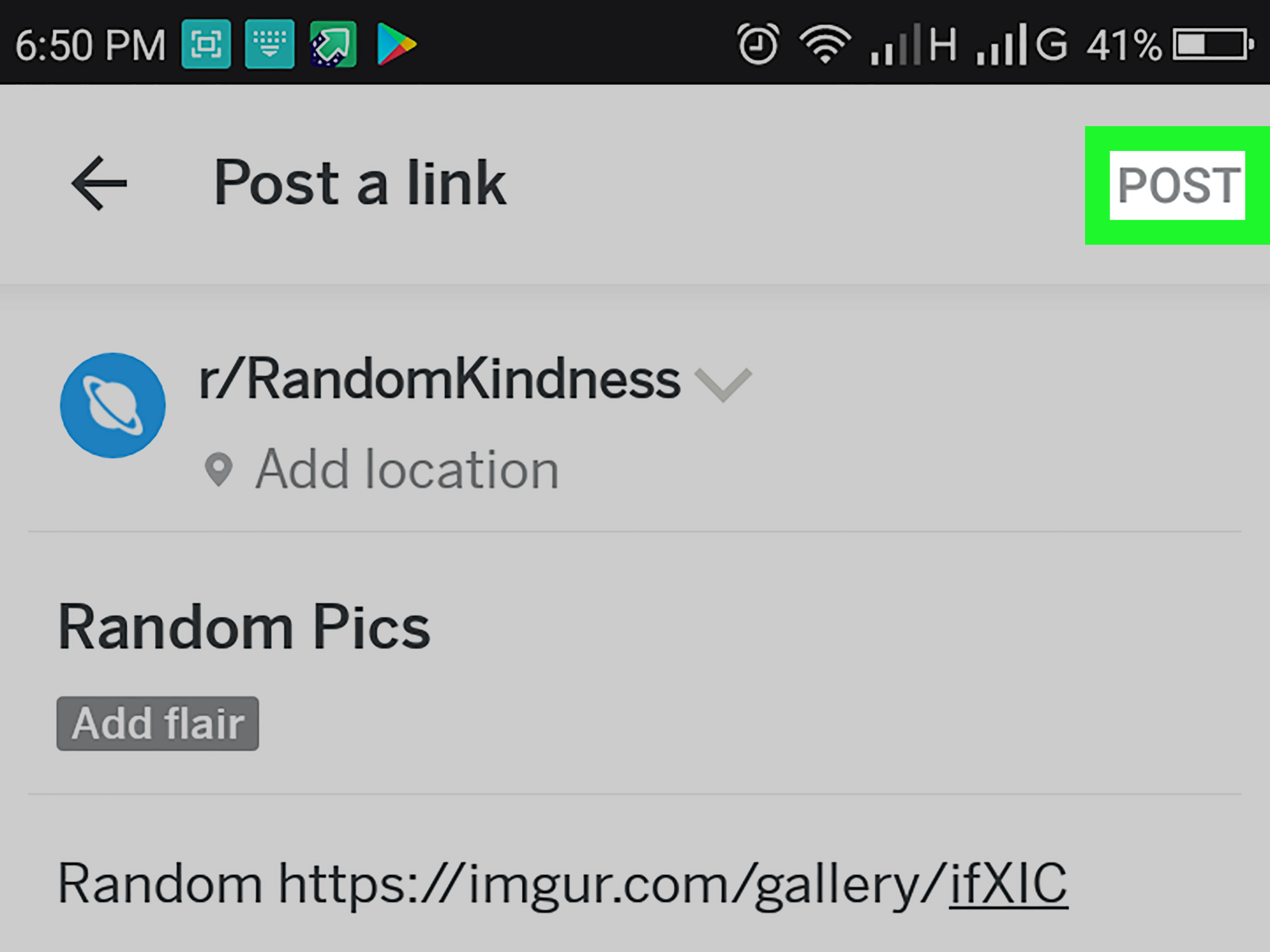 How To Post From Imgur To Reddit